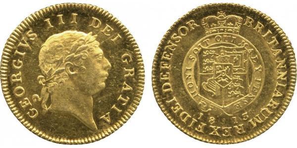 1/2 Guinea Regno Unito di Gran Bretagna e Irlanda (1801-1922) Oro Giorgio III (1738-1820)