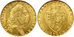 1/2 Guinea Reino de Gran Bretaña (1707-1801) Oro Jorge III (1738-1820)