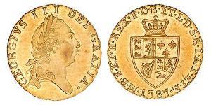 1/2 Guinea Reino de Gran Bretaña (1707-1801) Oro Jorge III (1738-1820)