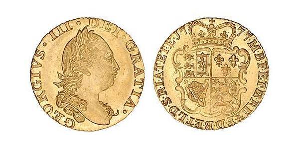 1/2 Guinea 大不列顛王國 (1707 - 1800) 金 喬治三世 (1738-1820)