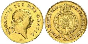 1/2 Guinea 大不列颠及爱尔兰联合王国 (1801 - 1922) 金 喬治三世 (1738-1820)