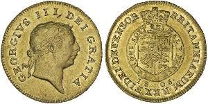 1/2 Guinea 大不列颠及爱尔兰联合王国 (1801 - 1922) 金 喬治三世 (1738-1820)