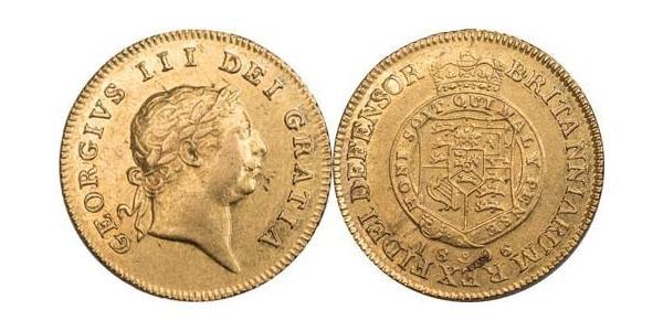 1/2 Guinea 大不列颠及爱尔兰联合王国 (1801 - 1922) 金 喬治三世 (1738-1820)