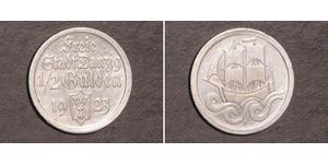 1/2 Gulden Gdansk (1920-1939) Argent 