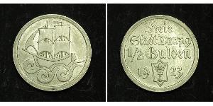 1/2 Gulden Gdansk (1920-1939) Argent 