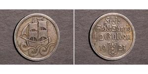 1/2 Gulden Gdansk (1920-1939) Argento 