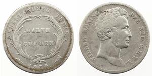 1/2 Gulden Regno dei Paesi Bassi (1815 - ) Argento 