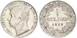 1/2 Gulden Alemania Plata 