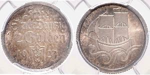 1/2 Gulden Gdansk (1920-1939) Plata 