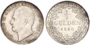 1/2 Gulden States of Germany Silber 