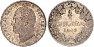 1/2 Gulden States of Germany Silver 
