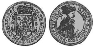 1/2 Gulden 外西凡尼亞公國 (鄂圖曼帝國) (1570 - 1711) 銀 