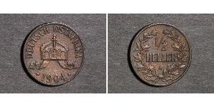 1/2 Heller German East Africa (1885-1919) 銅 