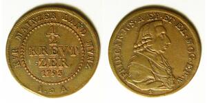 1/2 Kreuzer Germany Copper 