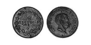 1/2 Kreuzer Grand Duchy of Baden (1806-1918) Copper Louis I, Grand Duke of Baden (1763 - 1830)