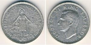 1/2 Krone Nouvelle-Zélande Argent George VI (1895-1952)