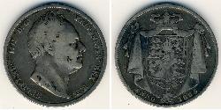 1/2 Krone Regno Unito  Argento 