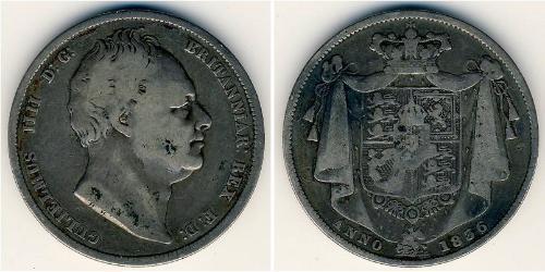 1/2 Krone Regno Unito  Argento 