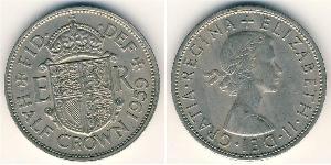 1/2 Krone Vereinigtes Königreich Kupfer/Nickel 