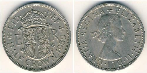 1/2 Krone Vereinigtes Königreich Kupfer/Nickel 