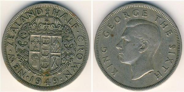 1/2 Krone Nueva Zelanda Níquel/Cobre 