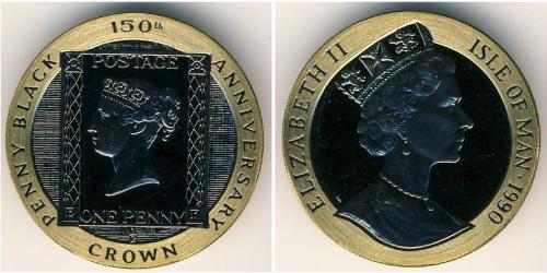 1/2 Krone Isola di Man Oro 