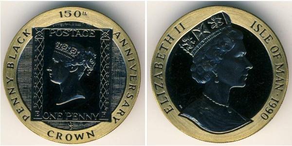 1/2 Krone Isola di Man Oro 