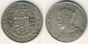 1/2 Krone Nueva Zelanda Plata 