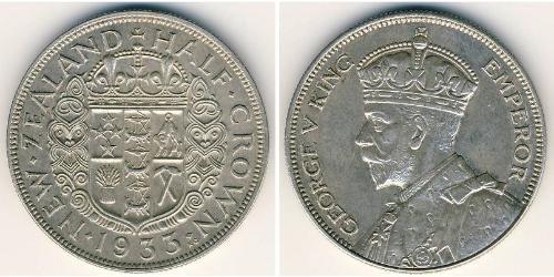 1/2 Krone Nueva Zelanda Plata 