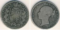 1/2 Krone Reino Unido Plata 