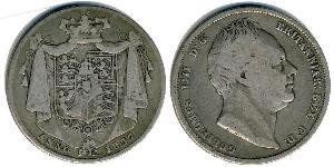 1/2 Krone Reino Unido Plata 