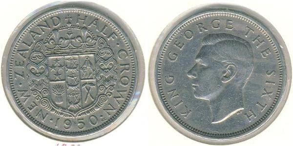 1/2 Krone Nuova Zelanda Rame/Nichel 