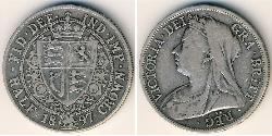 1/2 Krone Vereinigtes Königreich Silber 