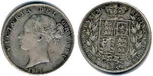 1/2 Krone Vereinigtes Königreich Silber 