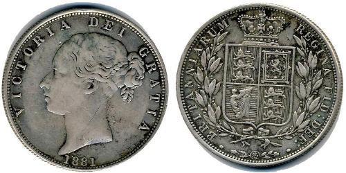 1/2 Krone Vereinigtes Königreich Silber 