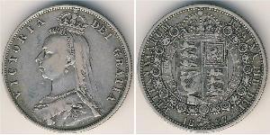 1/2 Krone United Kingdom Silver 