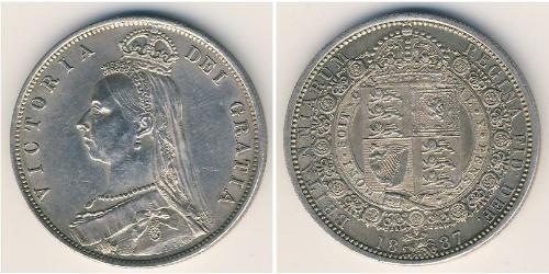 1/2 Krone United Kingdom Silver 