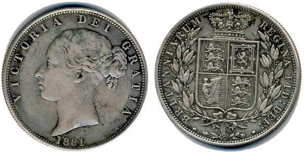 1/2 Krone United Kingdom Silver 