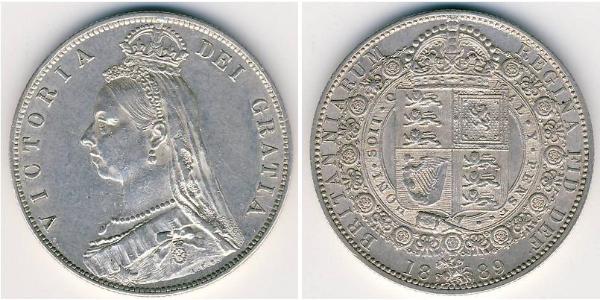 1/2 Krone United Kingdom Silver 