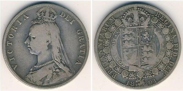 1/2 Krone United Kingdom Silver 
