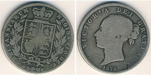 1/2 Krone 英国 銀 