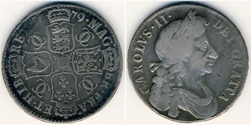 1/2 Krone 英国 銀 
