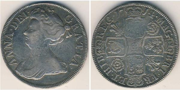 1/2 Krone 英国 銀 