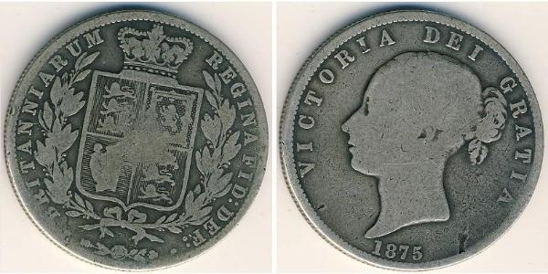 1/2 Krone 英国 銀 