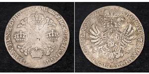 1/2 Kronenthaler Paesi Bassi Argento 