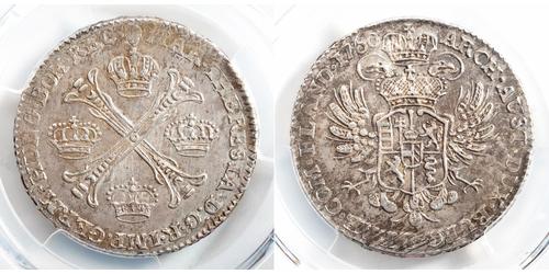 1/2 Kronenthaler Paesi Bassi Argento 