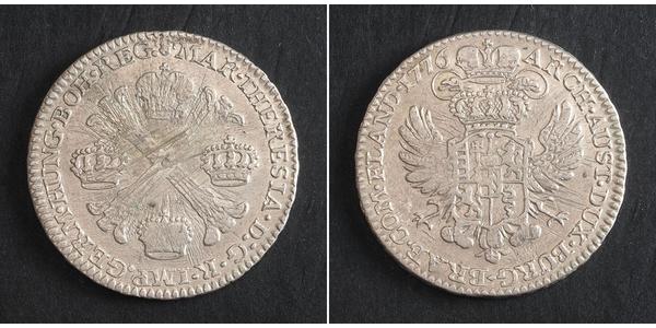 1/2 Kronenthaler Paesi Bassi Argento 
