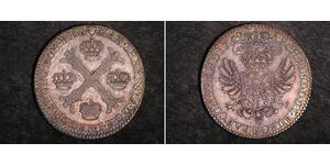1/2 Kronenthaler 荷兰 銀 