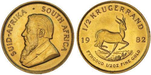 1/2 Krugerrand Sudafrica Oro 