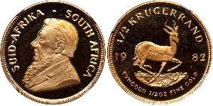 1/2 Krugerrand Sudáfrica Oro 